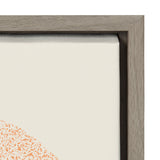 Sylvie Sea Breeze Surfer Girl Framed Canvas by Hannah Beisang by kateandlaurel - product image 3 for Resin Society