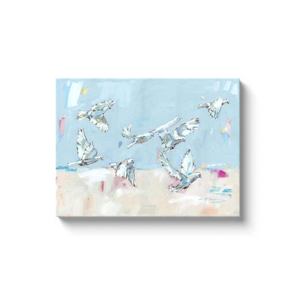 "Peace On Earth II" on canvas by Chelsea McShane Art - main product image for Resin Society