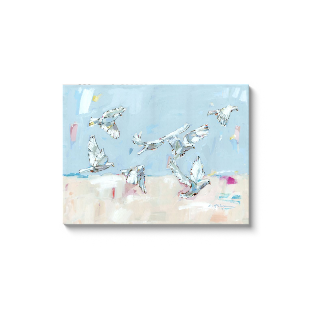 "Peace On Earth II" on canvas by Chelsea McShane Art - product image 5 for Resin Society