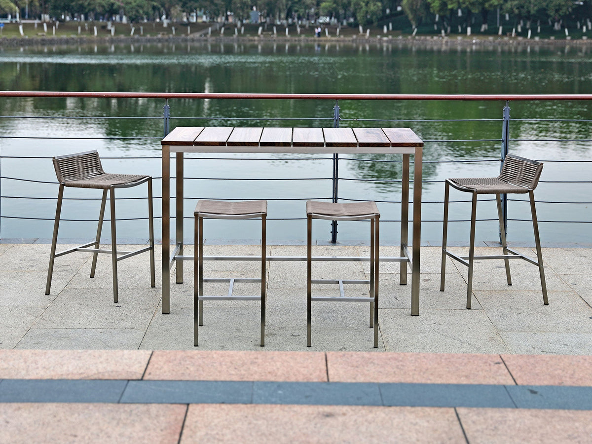 Stone Outdoor Bar Table by DEKOR - product image 4 for Resin Society