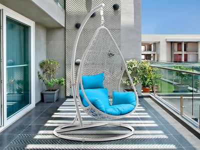 Bravo Outdoor Egg Chair detail image - Resin Society