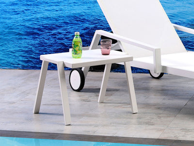 Rio Outdoor Side Table detail image - Resin Society