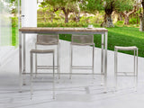 Stone Outdoor Backless Barstool Set of 4 by DEKOR - product image 5 for Resin Society