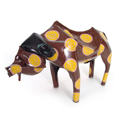 Large Tin Buffalo by Mbare Ltd - main product image for Resin Society