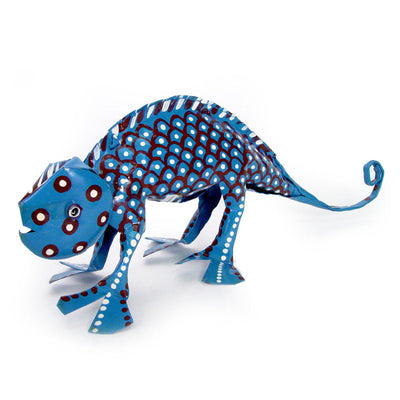 Large Tin Chameleon by Mbare Ltd - main product image for Resin Society