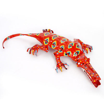 Large Tin Crocodile by Mbare Ltd - main product image for Resin Society
