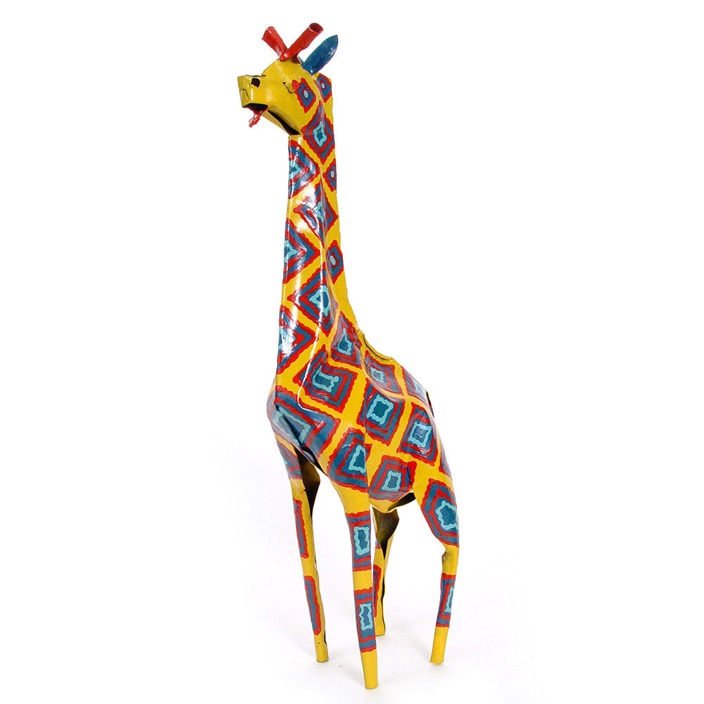Large Tin Giraffe by Mbare Ltd - main product image for Resin Society