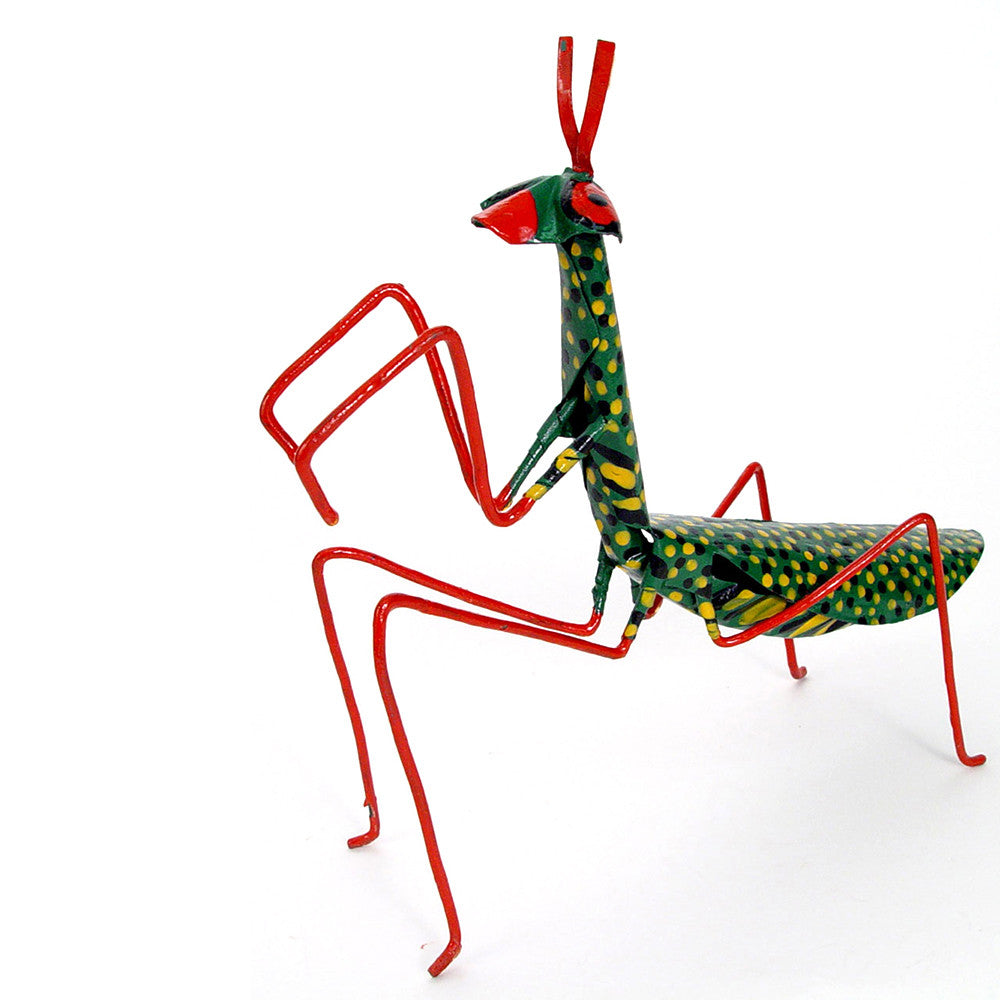 Large Tin Praying Mantis by Mbare Ltd - main product image for Resin Society