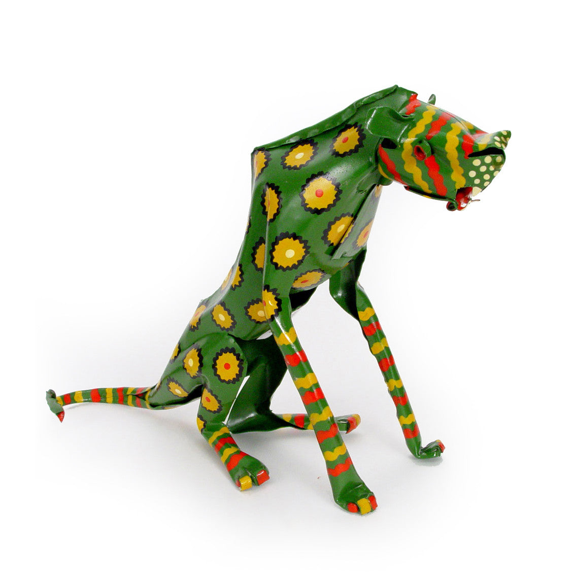 Large Tin Sitting Cheetah by Mbare Ltd - main product image for Resin Society
