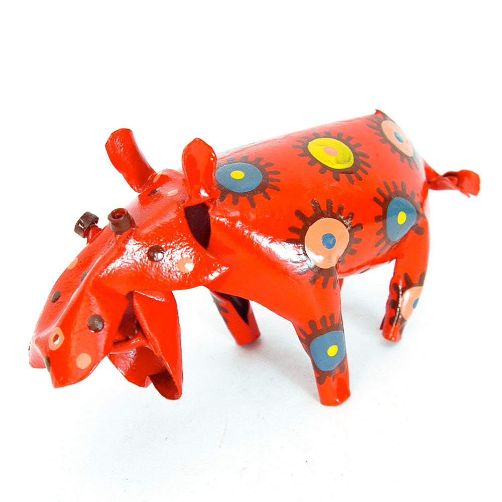 Small Tin Hippo by Mbare Ltd - main product image for Resin Society