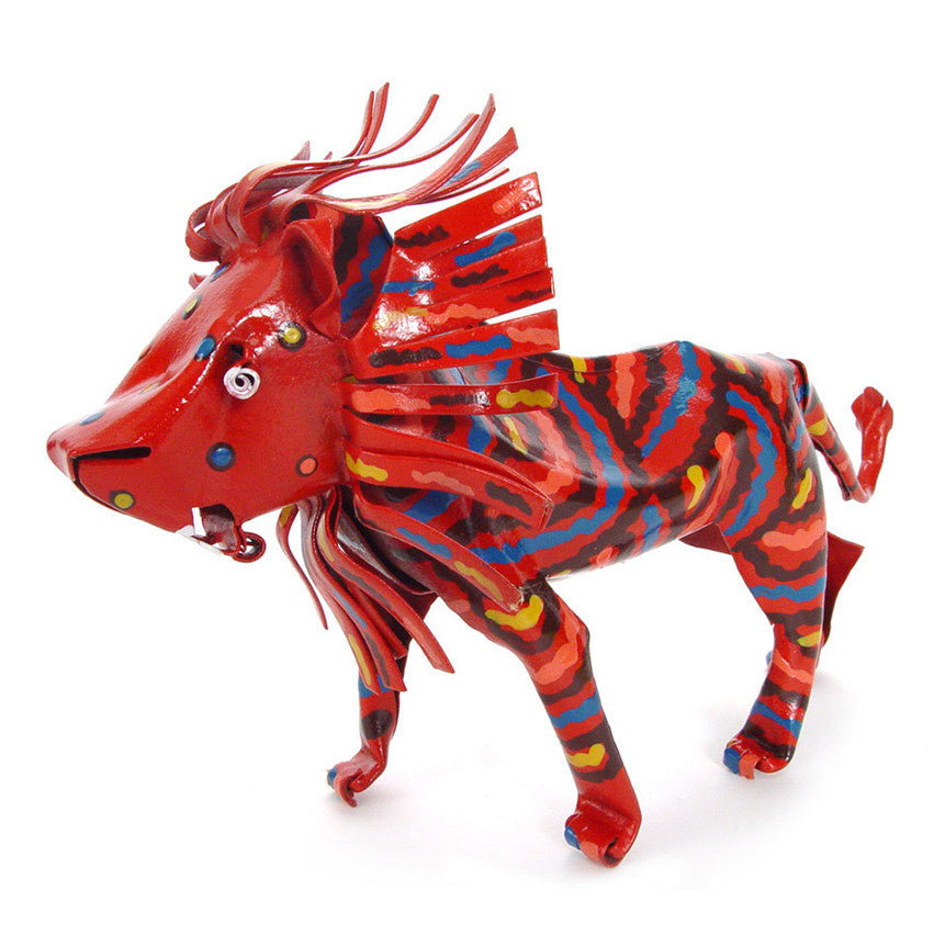 Small Tin Lion by Mbare Ltd - main product image for Resin Society