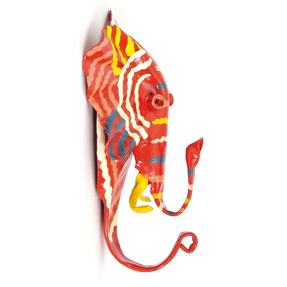 Painted Elephant Coat Hook by Mbare Ltd - product image 2 for Resin Society