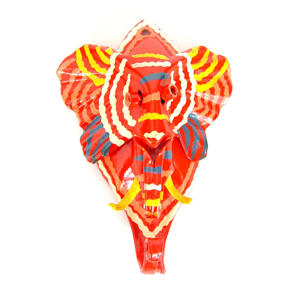 Painted Elephant Coat Hook by Mbare Ltd - product image 3 for Resin Society