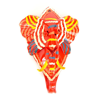 Painted Elephant Coat Hook by Mbare Ltd - product image 3 for Resin Society