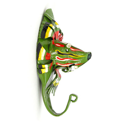 Painted Lion Coat Hook by Mbare Ltd - product image 2 for Resin Society