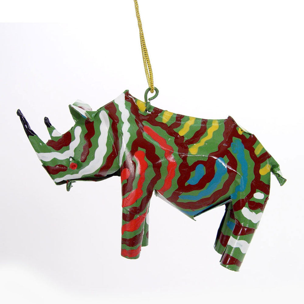 Rhino Ornament by Mbare Ltd - main product image for Resin Society