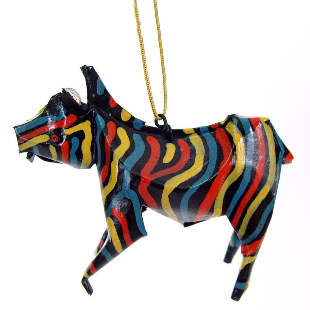 Zebra Ornament by Mbare Ltd - main product image for Resin Society