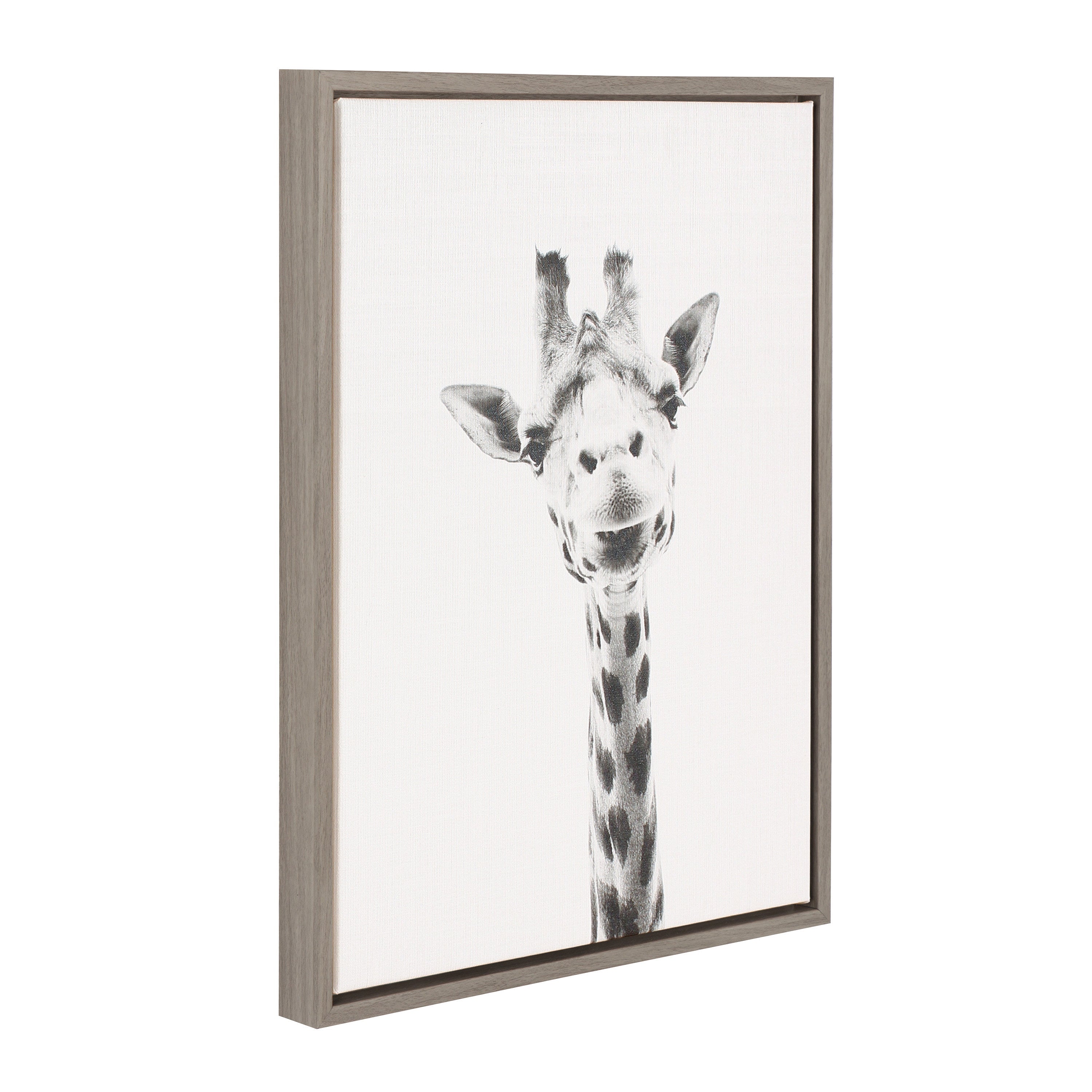 Sylvie Giraffe Framed Canvas by Simon Te of Tai Prints by kateandlaurel - product image 18 for Resin Society