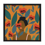 Sylvie Smell the Roses Framed Canvas by kateandlaurel - product image 2 for Resin Society
