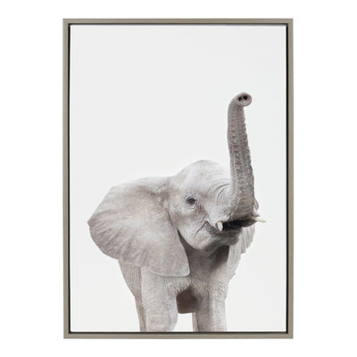 Sylvie Young Elephant Framed Canvas by Amy Peterson by kateandlaurel - product image 16 for Resin Society