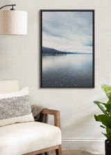 Sylvie Lake Tahoe Reflections Framed Canvas by Laura Evans by kateandlaurel - product image 7 for Resin Society