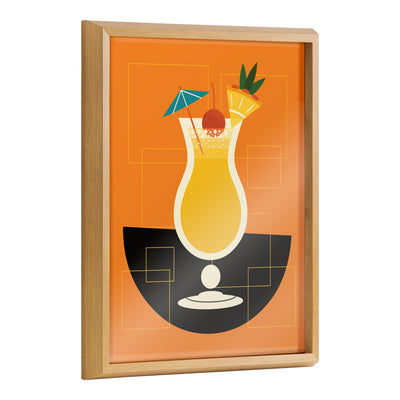 Blake Pina Colada Framed Printed Art by Amber Leaders Designs
