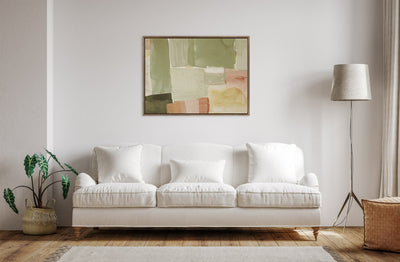Sylvie United Colors III Framed Canvas by Amy Lighthall