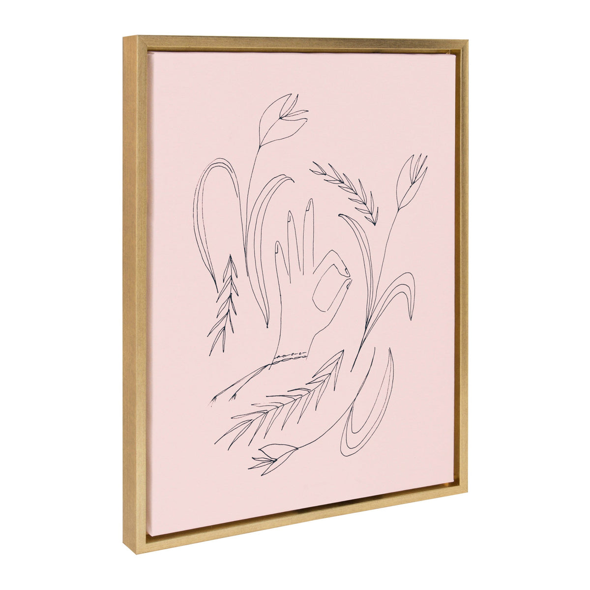 Sylvie We Are All OK Framed Canvas by kateandlaurel - product image 2 for Resin Society