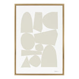 Sylvie Constructed II Neutral Framed Canvas by kateandlaurel - product image 2 for Resin Society