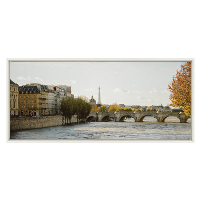 Sylvie Paris No 8 Framed Canvas by Crystal Lynn Collins