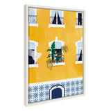 Sylvie Lisbon Framed Canvas by kateandlaurel - product image 2 for Resin Society