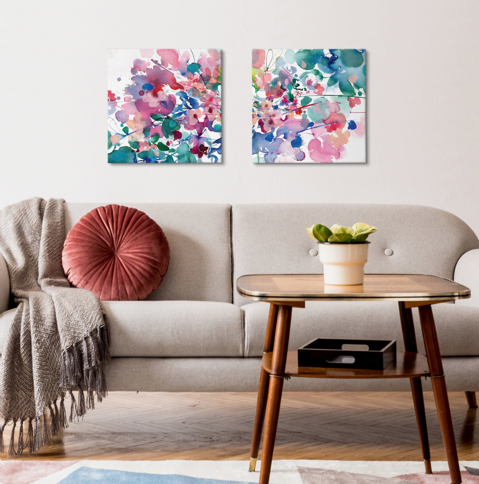 In Between Canvas Art Set by Ingrid Sanchez of CreativeIngrid by kateandlaurel - product image 6 for Resin Society