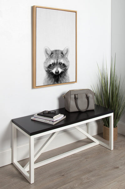 Sylvie Raccoon Framed Canvas by Simon Te Tai by kateandlaurel - product image 19 for Resin Society