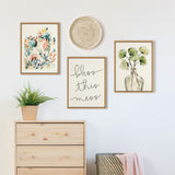 Sylvie Bless This Mess Framed Canvas by kateandlaurel - product image 8 for Resin Society