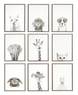 Sylvie Sarifa Giraffe Framed Canvas by Simon Te of Tai Prints by kateandlaurel - product image 6 for Resin Society