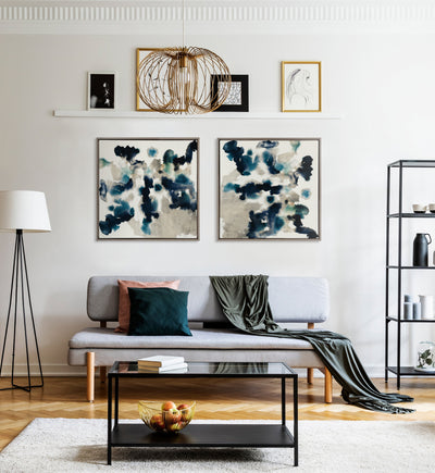 Sylvie Gilded Watercolor Framed Canvas by kateandlaurel - product image 11 for Resin Society