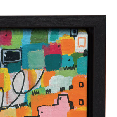 Sylvie Afternoon Delight Framed Canvas by Leah Nadeau by kateandlaurel - product image 3 for Resin Society