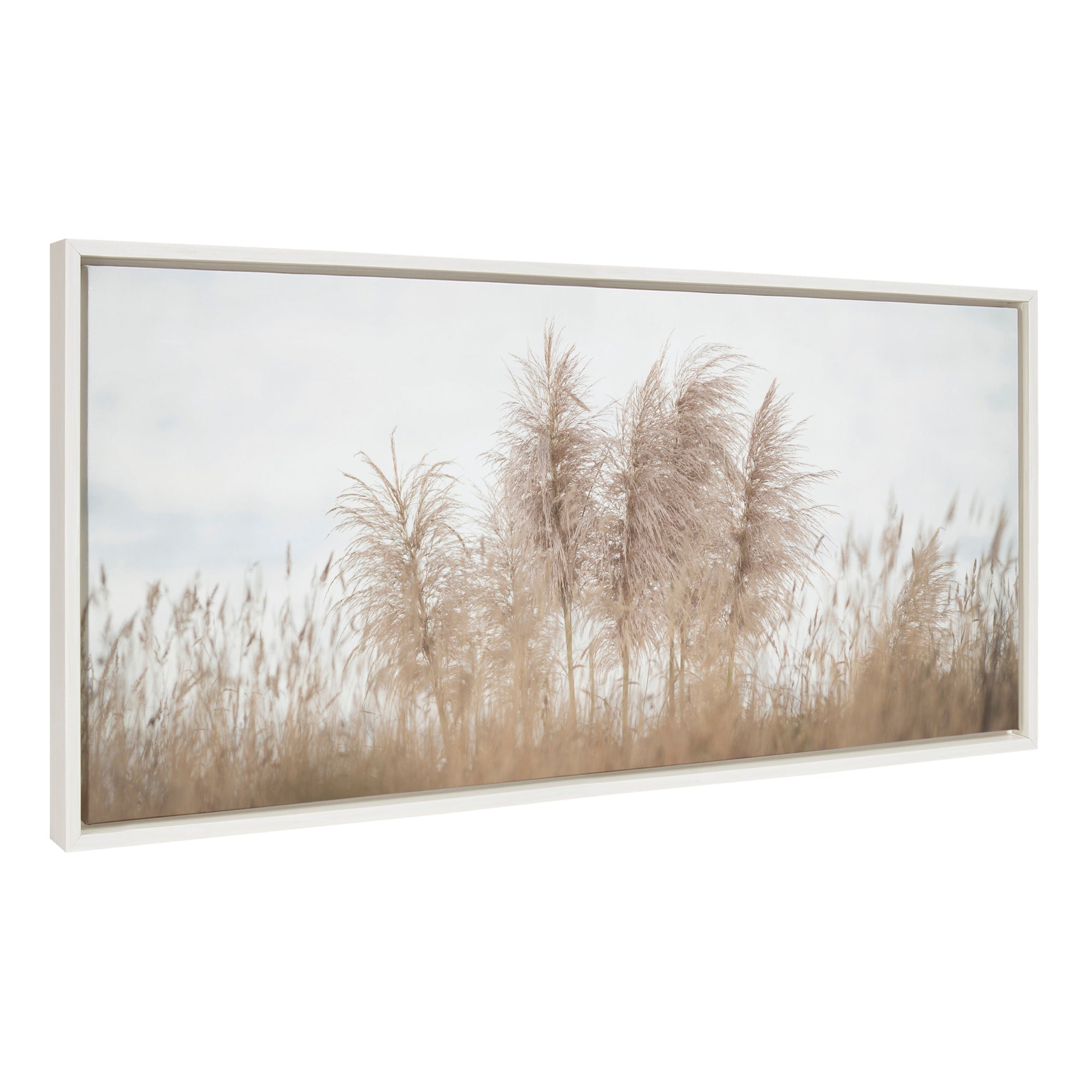Framed canvas art of Westport coastal scene by Crystal Lynn Collins showing shoreline with soft natural lighting