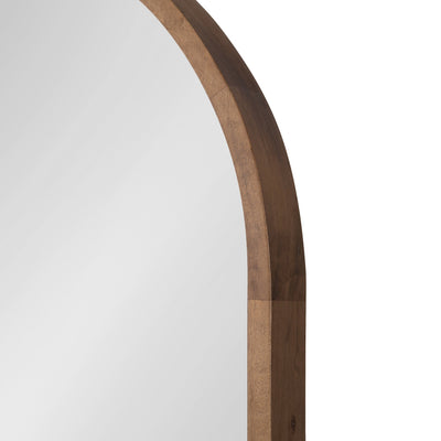 Hutton Wood Framed Capsule Mirror by kateandlaurel - product image 4 for Resin Society