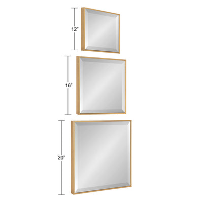 Rhodes Modern Square Mirror Set by kateandlaurel - product image 5 for Resin Society