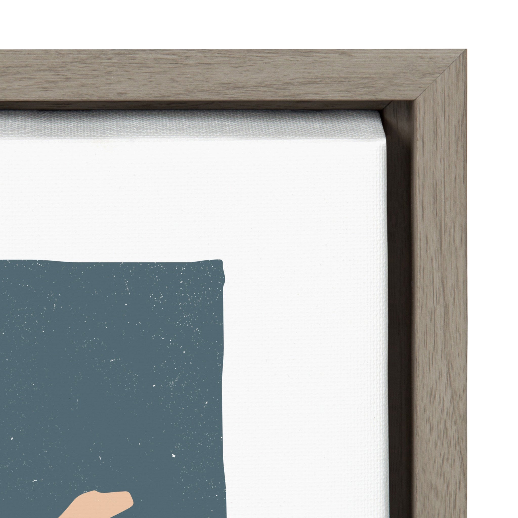 Sylvie Contemplation Framed Canvas by Rocket Jack by kateandlaurel - product image 3 for Resin Society