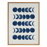 Sylvie Moon Phases Framed Canvas by kateandlaurel - product image 8 for Resin Society