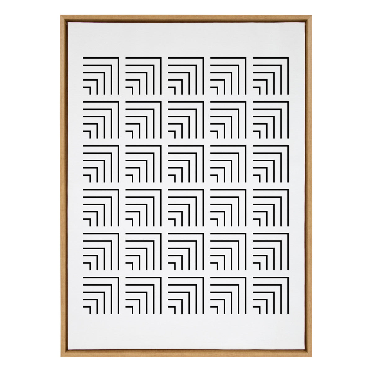 Sylvie Corners Framed Canvas by kateandlaurel - main product image for Resin Society