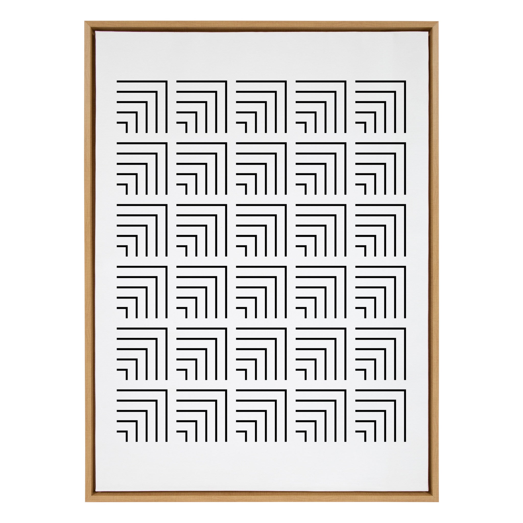 Sylvie Corners Framed Canvas by kateandlaurel - main product image for Resin Society