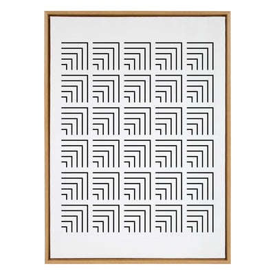 Sylvie Corners Framed Canvas by kateandlaurel - main product image for Resin Society