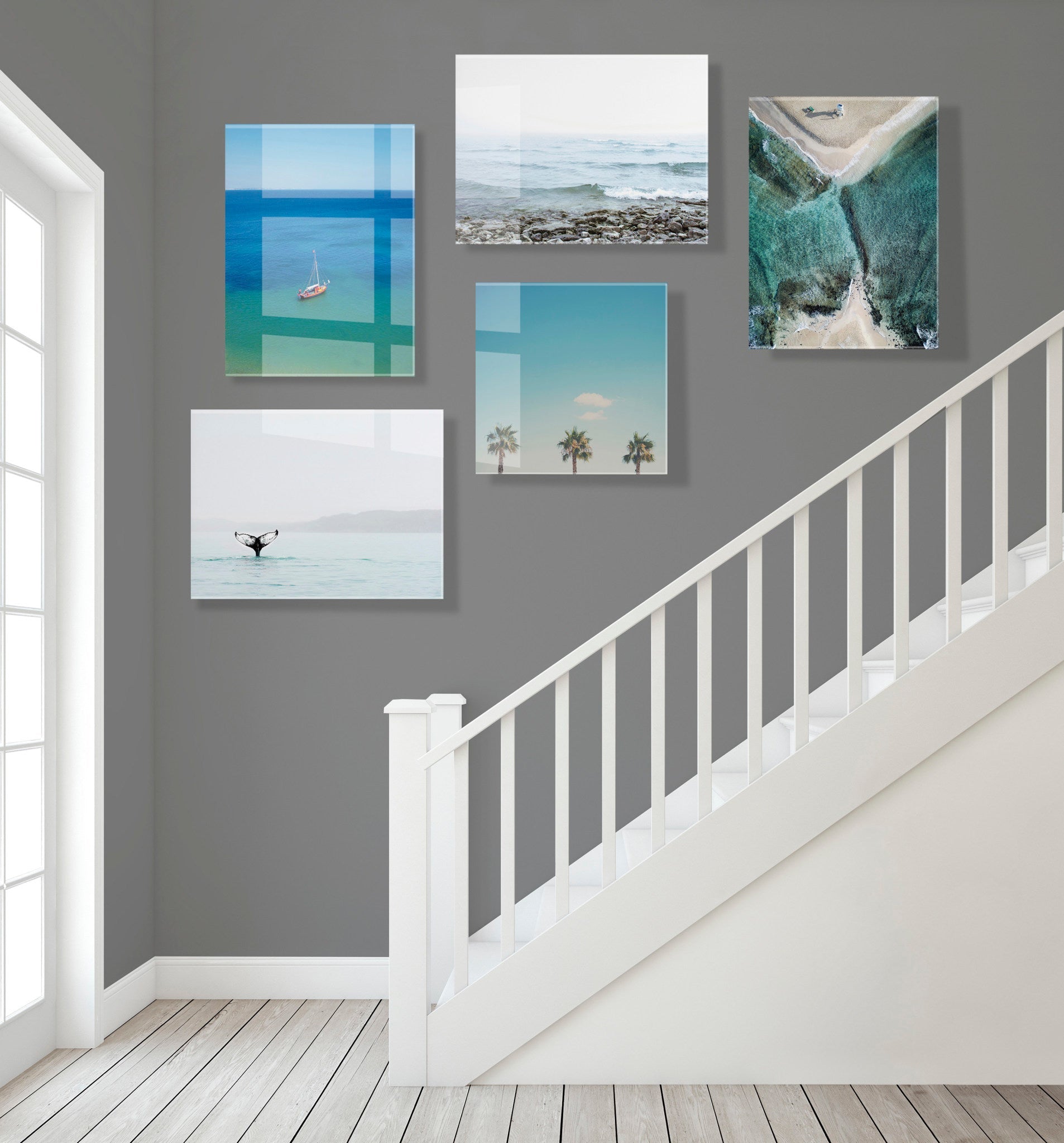A Lagos Sail Floating Acrylic Art by Rachel Bolgov by kateandlaurel - product image 7 for Resin Society