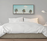 Sylvie A Trio of Palm Trees Framed Canvas by Laura Evans by kateandlaurel - product image 7 for Resin Society