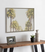 Sylvie LA California Palm Trees Framed Canvas by Laura Evans by kateandlaurel - product image 7 for Resin Society
