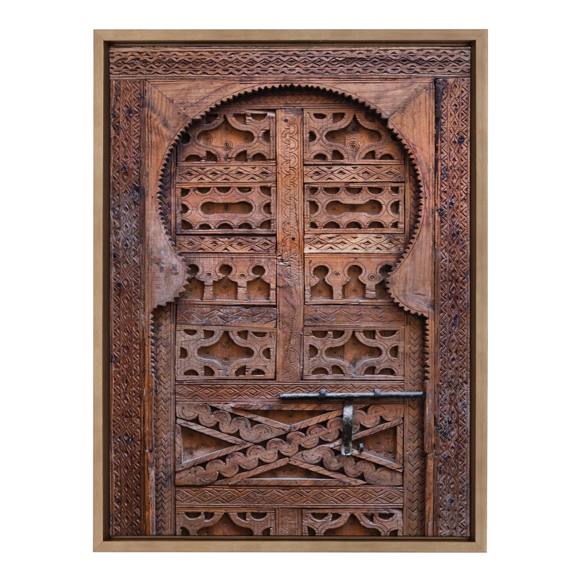 Sylvie Morocco Marrakech Door II Framed Canvas by kateandlaurel - product image 10 for Resin Society