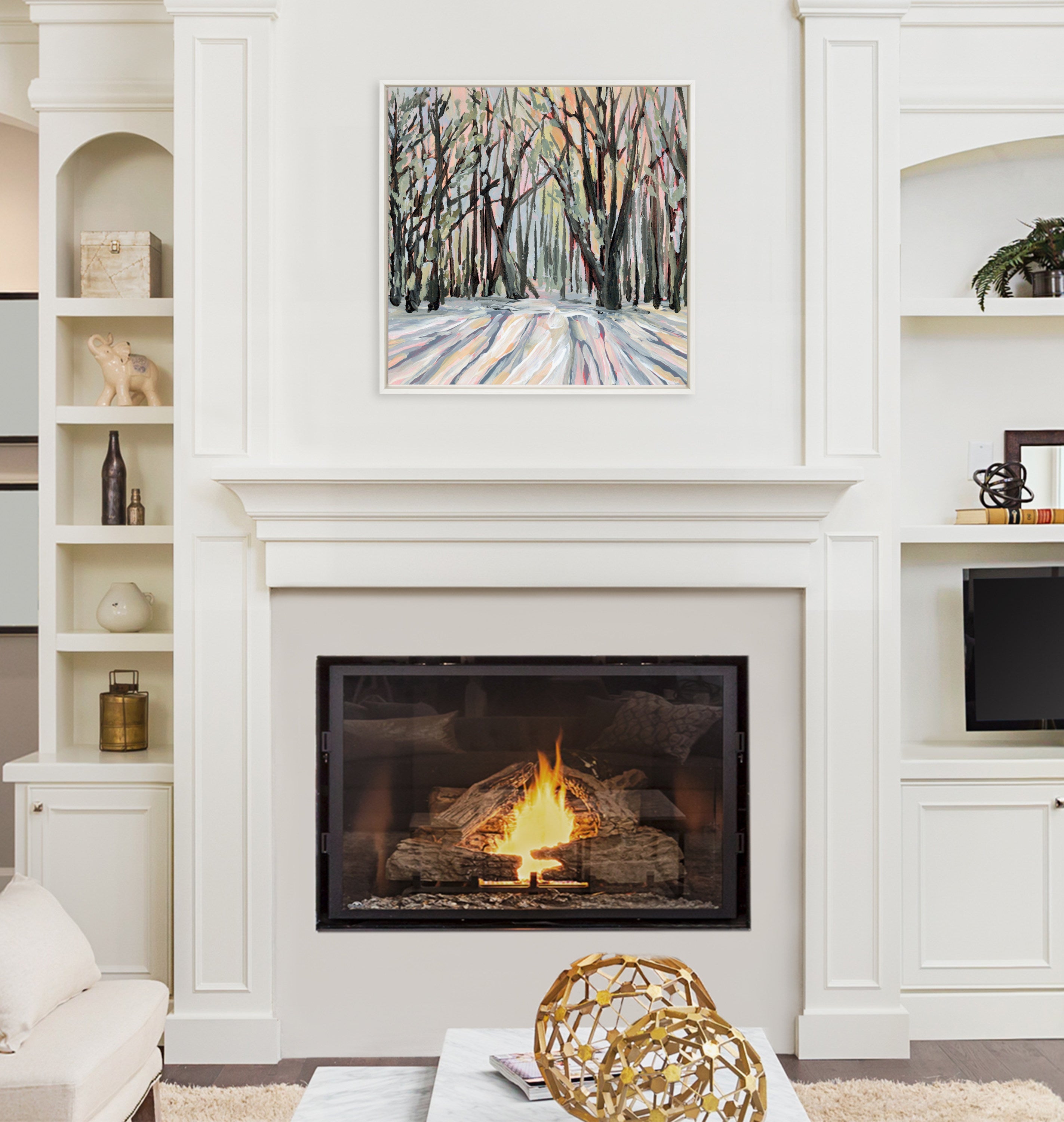 Sylvie Vermont Framed Canvas by Emily Kenney